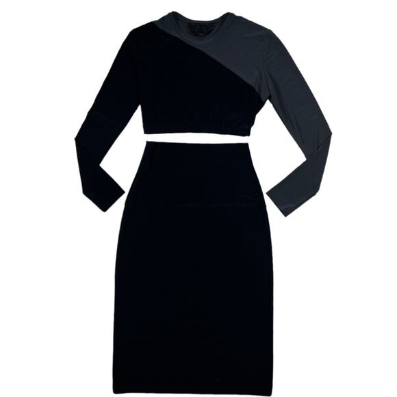 Kamali Kulture Top and Skirt in Black/Gray | Size M - Picture 1 of 3